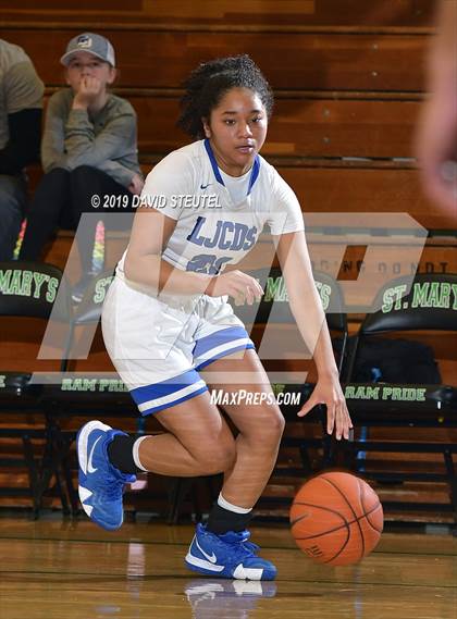 Thumbnail 1 in Cardinal Newman vs. La Jolla Country Day (St. Mary's Stockton MLK Showcase) photogallery.