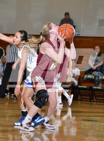 Thumbnail 3 in Cardinal Newman vs. La Jolla Country Day (St. Mary's Stockton MLK Showcase) photogallery.