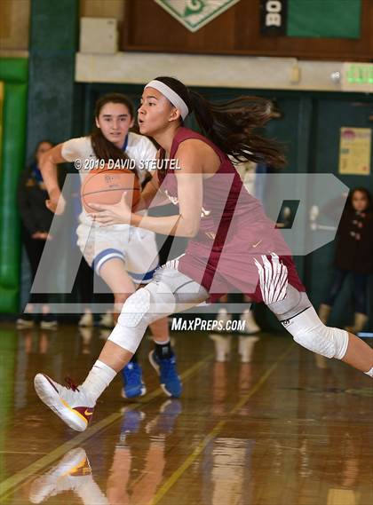 Thumbnail 2 in Cardinal Newman vs. La Jolla Country Day (St. Mary's Stockton MLK Showcase) photogallery.