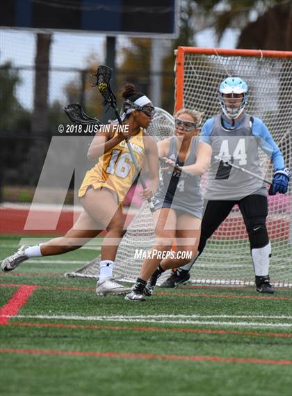Thumbnail 3 in Academy of Our Lady of Peace vs. El Camino (CIF SDS D2 Final) photogallery.
