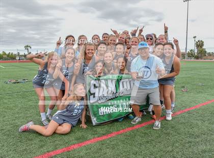Thumbnail 2 in Academy of Our Lady of Peace vs. El Camino (CIF SDS D2 Final) photogallery.