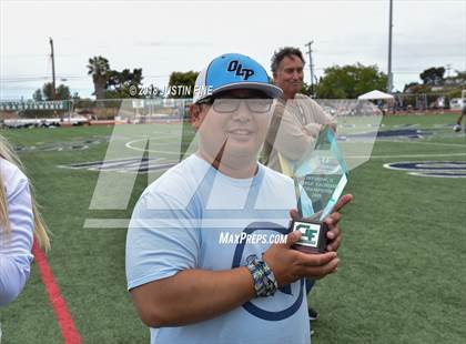 Thumbnail 1 in Academy of Our Lady of Peace vs. El Camino (CIF SDS D2 Final) photogallery.