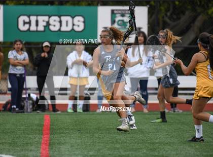 Thumbnail 1 in Academy of Our Lady of Peace vs. El Camino (CIF SDS D2 Final) photogallery.