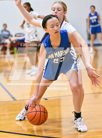 Thumbnail 2 in San Marino vs. Scottsdale Christian Academy (Cactus Jam Tournament) photogallery.