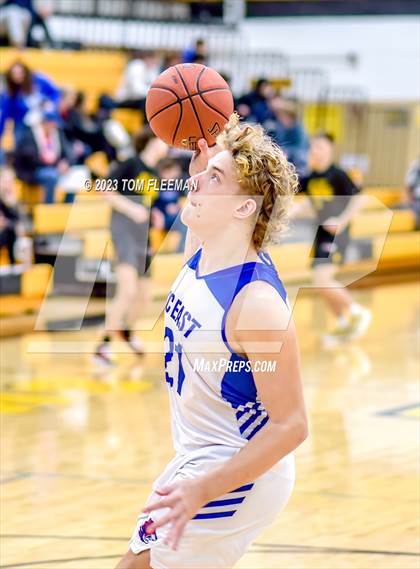 Thumbnail 1 in Kansas City Christian School vs Shawnee Mission West (West Boy's Varsity Tournament) photogallery.