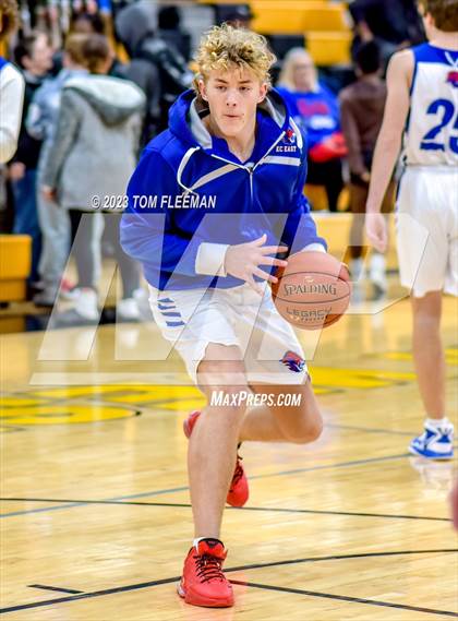 Thumbnail 3 in Kansas City Christian School vs Shawnee Mission West (West Boy's Varsity Tournament) photogallery.