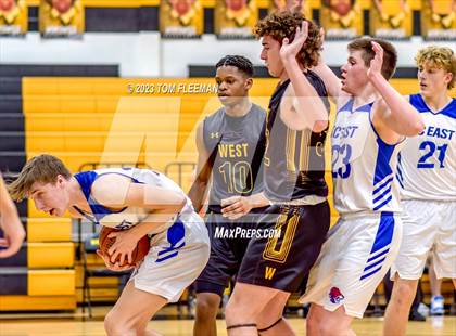 Thumbnail 1 in Kansas City Christian School vs Shawnee Mission West (West Boy's Varsity Tournament) photogallery.