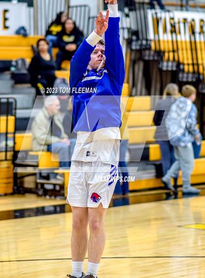 Thumbnail 2 in Kansas City Christian School vs Shawnee Mission West (West Boy's Varsity Tournament) photogallery.