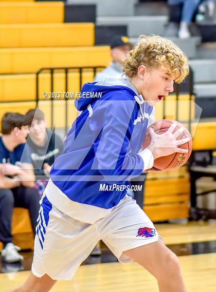 Thumbnail 2 in Kansas City Christian School vs Shawnee Mission West (West Boy's Varsity Tournament) photogallery.