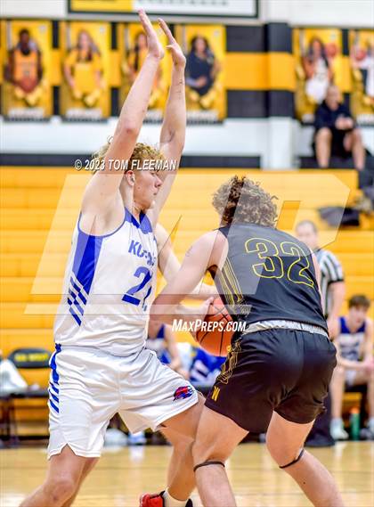 Thumbnail 2 in Kansas City Christian School vs Shawnee Mission West (West Boy's Varsity Tournament) photogallery.