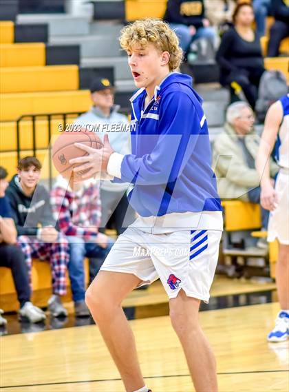Thumbnail 3 in Kansas City Christian School vs Shawnee Mission West (West Boy's Varsity Tournament) photogallery.