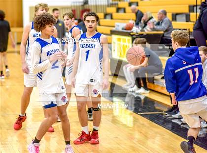 Thumbnail 2 in Kansas City Christian School vs Shawnee Mission West (West Boy's Varsity Tournament) photogallery.