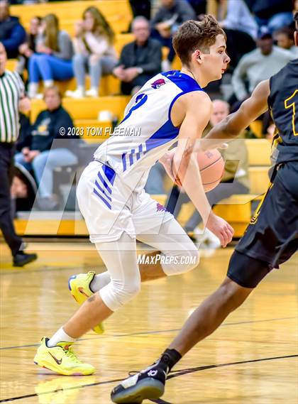Thumbnail 2 in Kansas City Christian School vs Shawnee Mission West (West Boy's Varsity Tournament) photogallery.