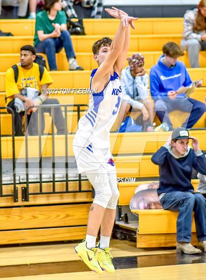 Thumbnail 2 in Kansas City Christian School vs Shawnee Mission West (West Boy's Varsity Tournament) photogallery.
