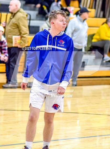 Thumbnail 3 in Kansas City Christian School vs Shawnee Mission West (West Boy's Varsity Tournament) photogallery.