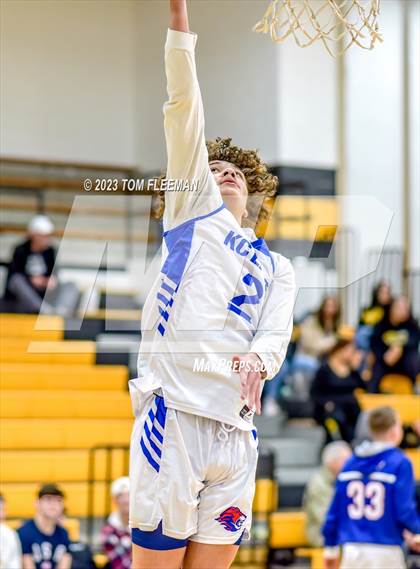 Thumbnail 3 in Kansas City Christian School vs Shawnee Mission West (West Boy's Varsity Tournament) photogallery.