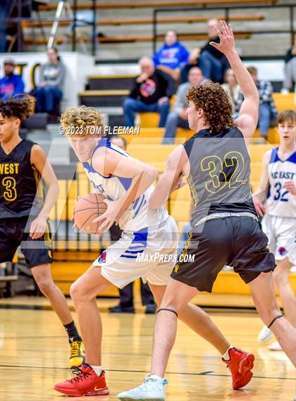 Thumbnail 1 in Kansas City Christian School vs Shawnee Mission West (West Boy's Varsity Tournament) photogallery.
