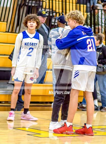 Thumbnail 2 in Kansas City Christian School vs Shawnee Mission West (West Boy's Varsity Tournament) photogallery.