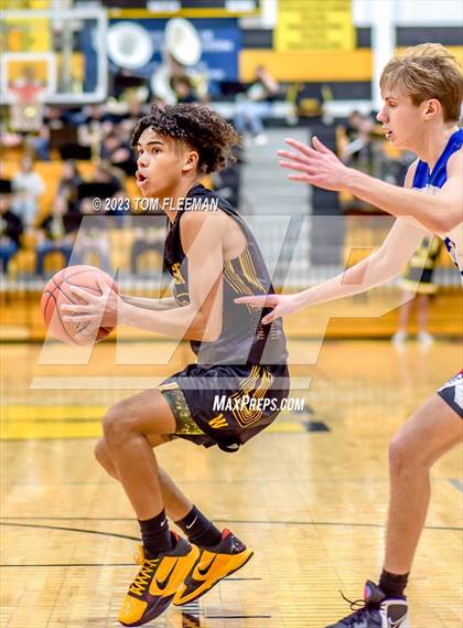 Thumbnail 2 in Kansas City Christian School vs Shawnee Mission West (West Boy's Varsity Tournament) photogallery.
