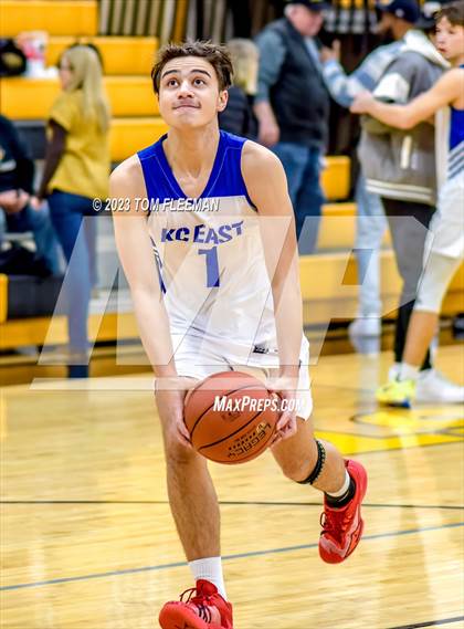 Thumbnail 2 in Kansas City Christian School vs Shawnee Mission West (West Boy's Varsity Tournament) photogallery.