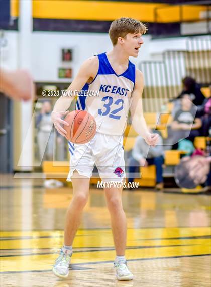 Thumbnail 2 in Kansas City Christian School vs Shawnee Mission West (West Boy's Varsity Tournament) photogallery.