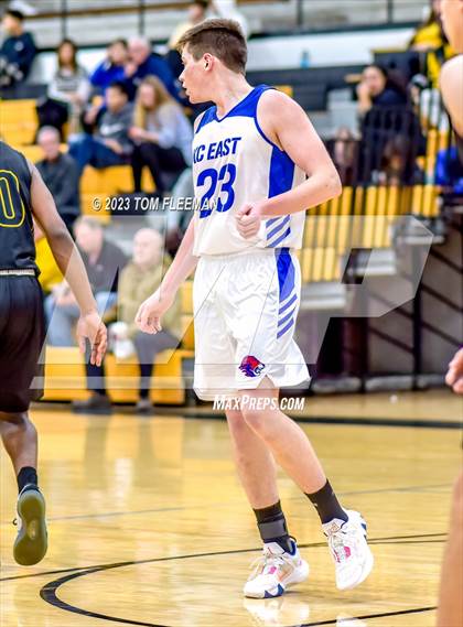 Thumbnail 3 in Kansas City Christian School vs Shawnee Mission West (West Boy's Varsity Tournament) photogallery.