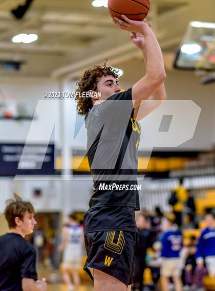 Thumbnail 3 in Kansas City Christian School vs Shawnee Mission West (West Boy's Varsity Tournament) photogallery.