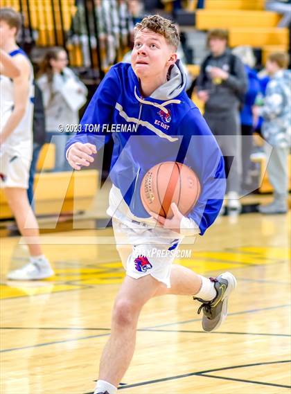 Thumbnail 1 in Kansas City Christian School vs Shawnee Mission West (West Boy's Varsity Tournament) photogallery.