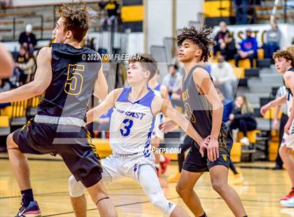 Thumbnail 1 in Kansas City Christian School vs Shawnee Mission West (West Boy's Varsity Tournament) photogallery.