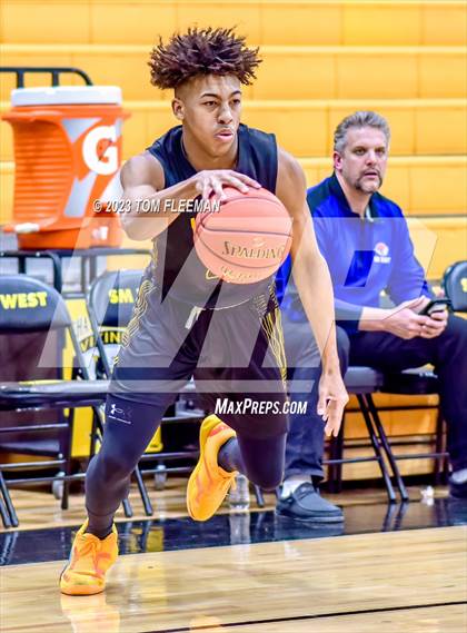 Thumbnail 1 in Kansas City Christian School vs Shawnee Mission West (West Boy's Varsity Tournament) photogallery.