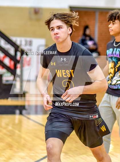 Thumbnail 1 in Kansas City Christian School vs Shawnee Mission West (West Boy's Varsity Tournament) photogallery.