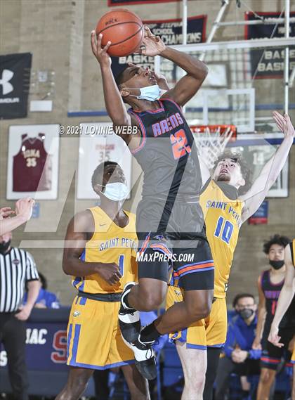 Thumbnail 3 in St. Raymond vs St. Peter's (CHSAA Spring Tournament) photogallery.