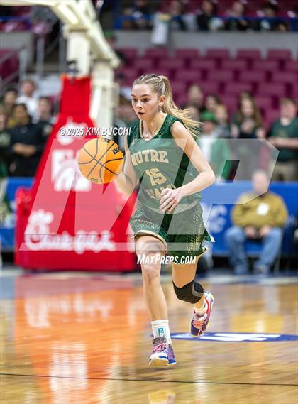Thumbnail 2 in Gilmer County vs. Notre Dame (WVSSAC Class A Quarterfinal) photogallery.