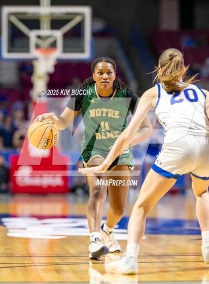 Thumbnail 2 in Gilmer County vs. Notre Dame (WVSSAC Class A Quarterfinal) photogallery.