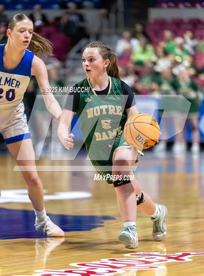 Thumbnail 3 in Gilmer County vs. Notre Dame (WVSSAC Class A Quarterfinal) photogallery.
