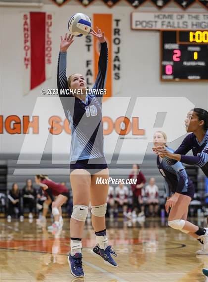 Thumbnail 2 in Pocatello vs Skyline (IHSAA 4A First Round) photogallery.