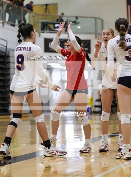 Thumbnail 2 in Pocatello vs Skyline (IHSAA 4A First Round) photogallery.