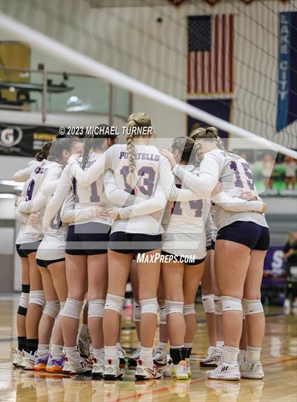 Thumbnail 2 in Pocatello vs Skyline (IHSAA 4A First Round) photogallery.