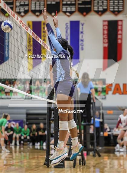 Thumbnail 1 in Pocatello vs Skyline (IHSAA 4A First Round) photogallery.