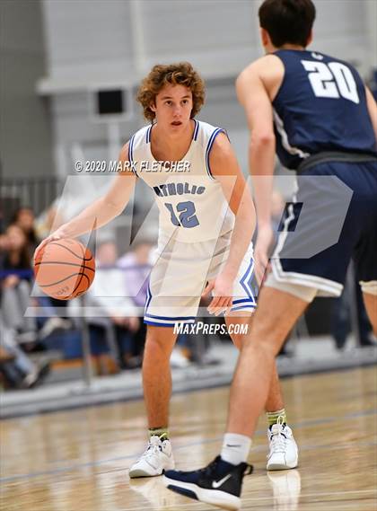 Thumbnail 3 in Wildwood Catholic vs St. Augustine Prep (Cape-Atlantic League Championship) photogallery.
