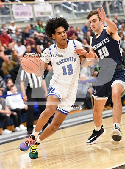 Thumbnail 1 in Wildwood Catholic vs St. Augustine Prep (Cape-Atlantic League Championship) photogallery.