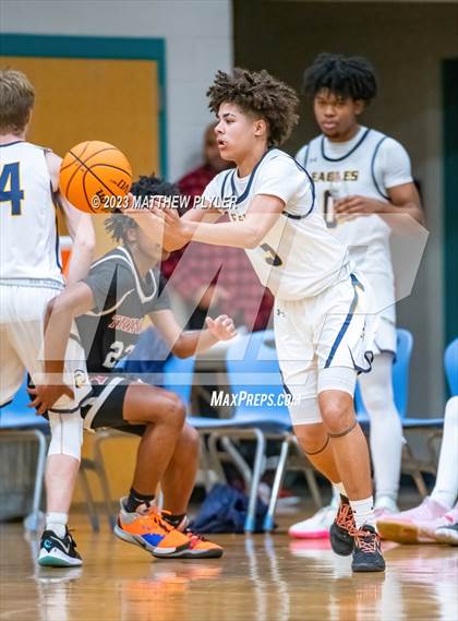 Thumbnail 2 in Trinity Christian vs. Northwood Temple Academy (SAC Conference Championship) photogallery.