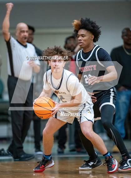 Thumbnail 1 in Trinity Christian vs. Northwood Temple Academy (SAC Conference Championship) photogallery.
