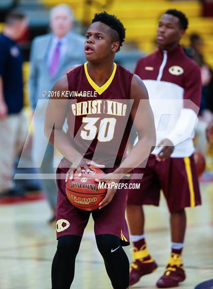 Thumbnail 3 in St. Mary's vs Christ the King (Hoophall West Invitational) photogallery.