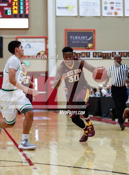 Thumbnail 2 in St. Mary's vs Christ the King (Hoophall West Invitational) photogallery.