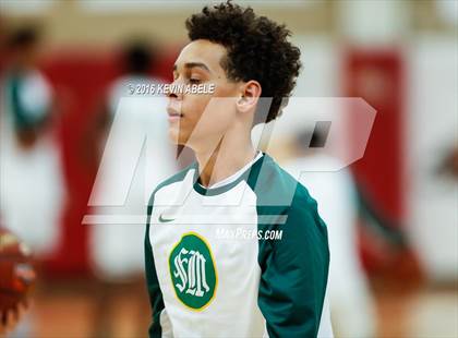 Thumbnail 2 in St. Mary's vs Christ the King (Hoophall West Invitational) photogallery.