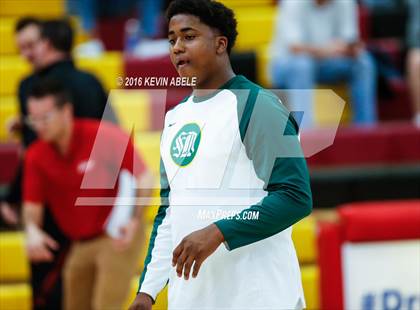 Thumbnail 2 in St. Mary's vs Christ the King (Hoophall West Invitational) photogallery.