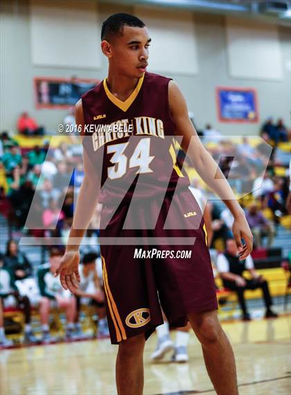 Thumbnail 1 in St. Mary's vs Christ the King (Hoophall West Invitational) photogallery.