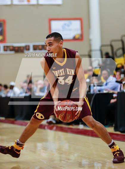 Thumbnail 1 in St. Mary's vs Christ the King (Hoophall West Invitational) photogallery.
