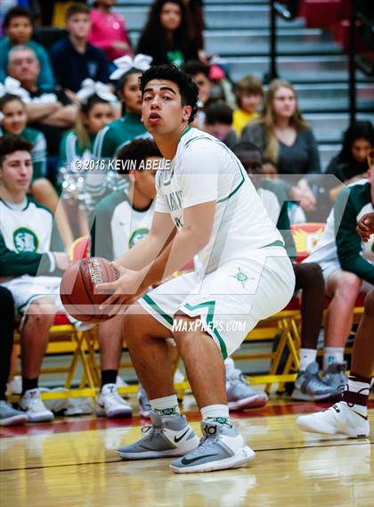Thumbnail 2 in St. Mary's vs Christ the King (Hoophall West Invitational) photogallery.